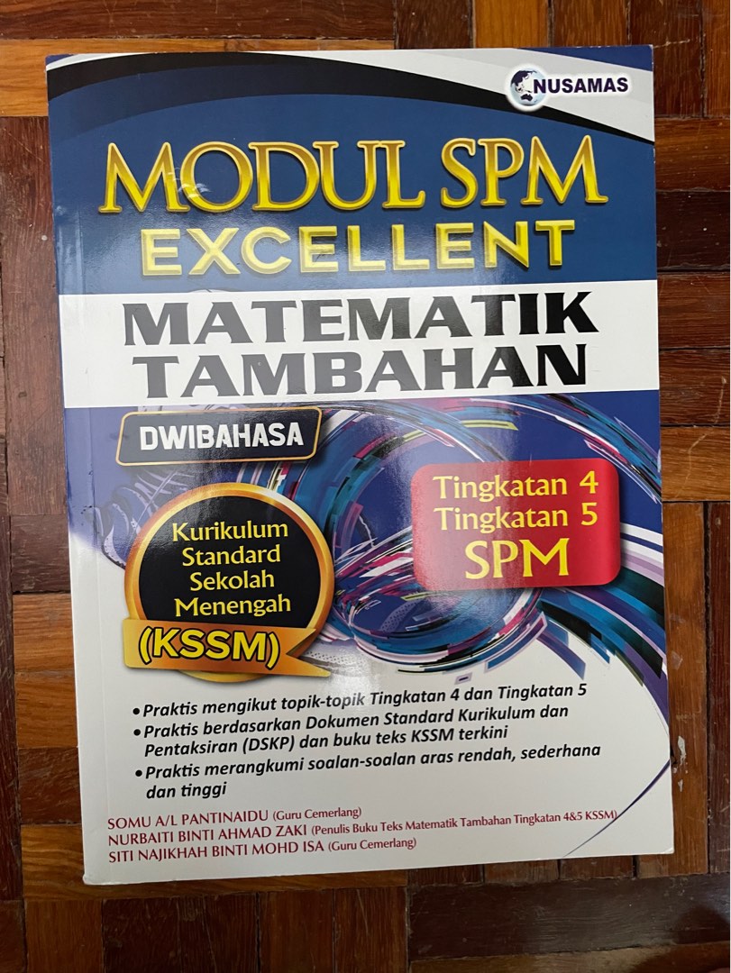 Modul Spm addmaths matematik tambahan buku latihan workbook tingkatan 5