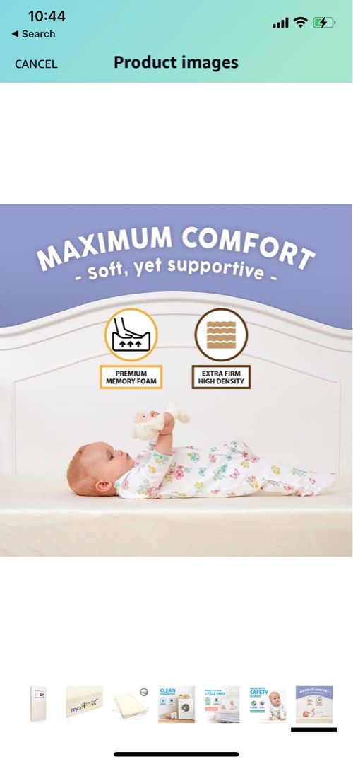 My first memory outlet foam crib mattress