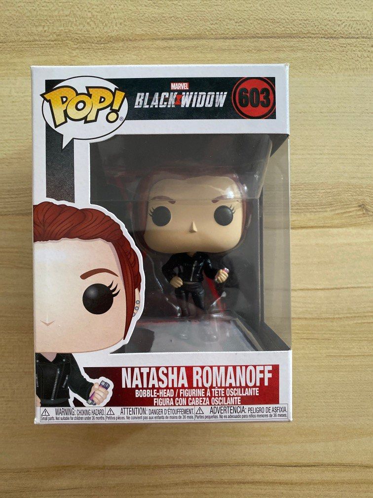 Natasha Romanoff Funko Pop 603 Black Widow Hobbies Toys