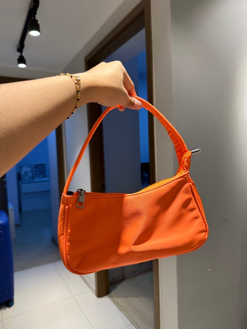 Neon orange purse sales