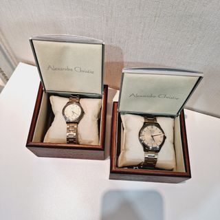NEW ALEXANDER CHRISTIE SET WATCH AUTHENTIC LADIES GENTLEMAN