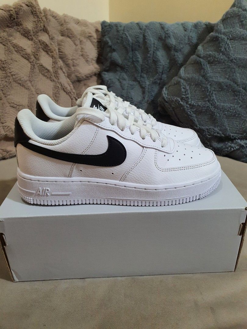womens air force 1 white with black swoosh