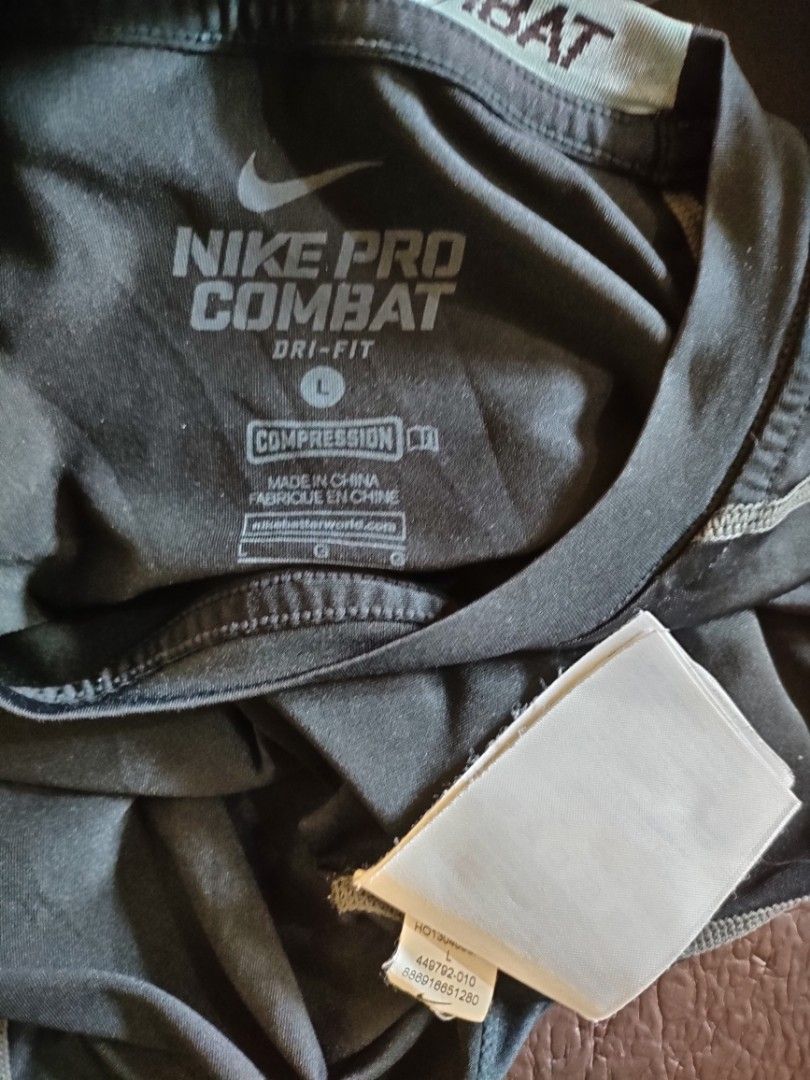 Men's Dri-Fit Pro Combat Base Layer Training Shirt 
