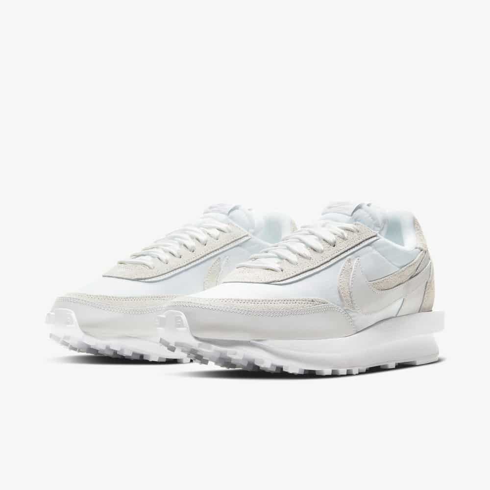 Nike X Sacai LDV Waffle White Nylon, 女裝, 鞋, 波鞋- Carousell