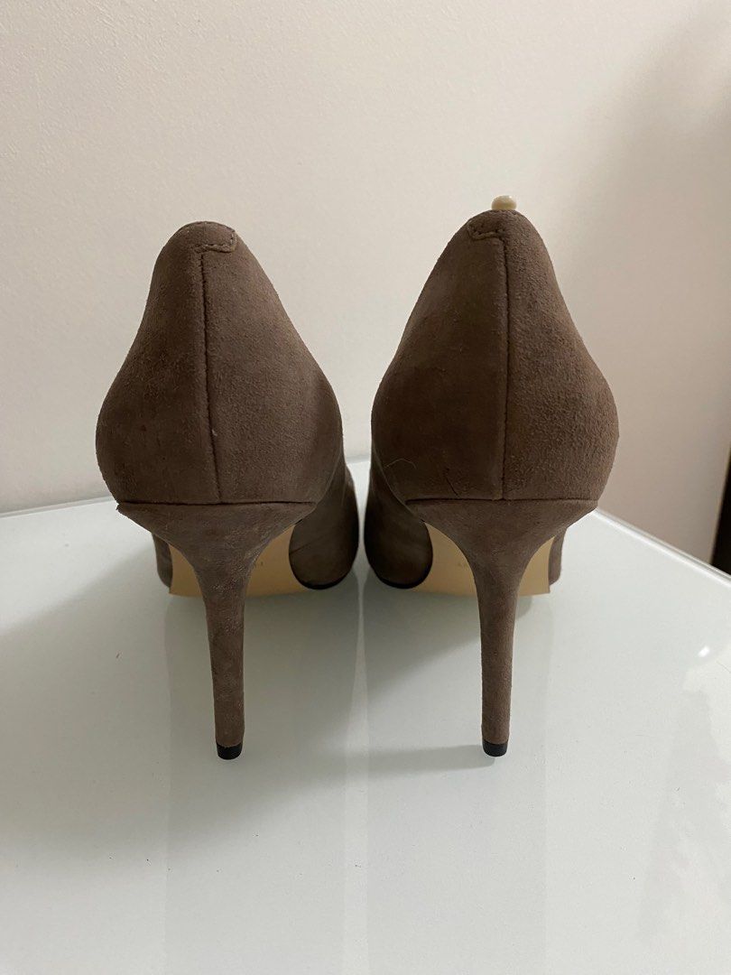 Dark sales taupe pumps