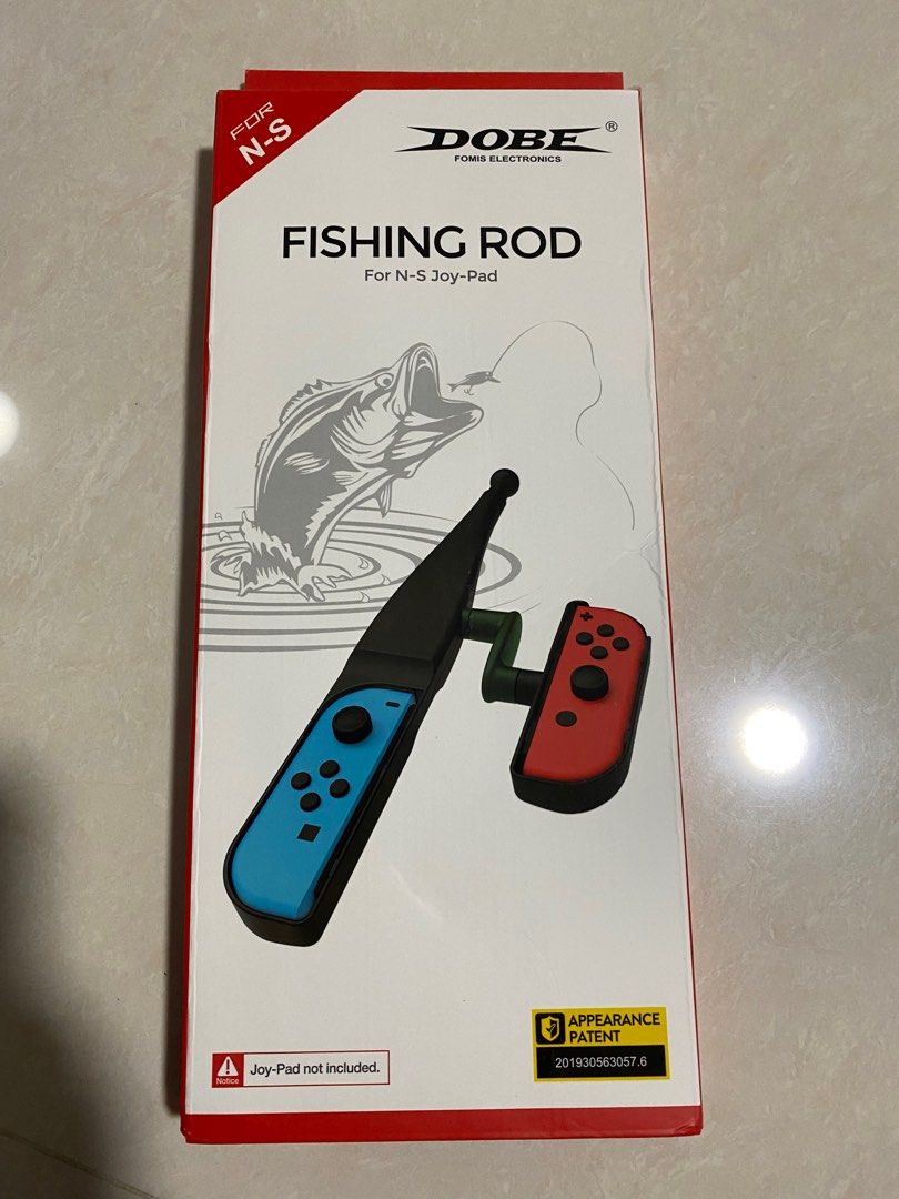 Nintendo switch fishing rod, Video Gaming, Gaming Accessories, Controllers  on Carousell