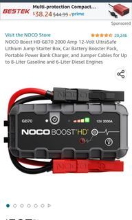 Noco battery booster