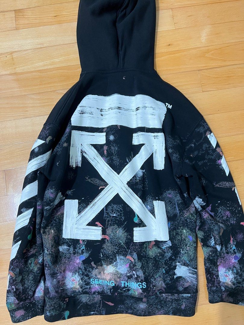 Original off white hoodie hot sale