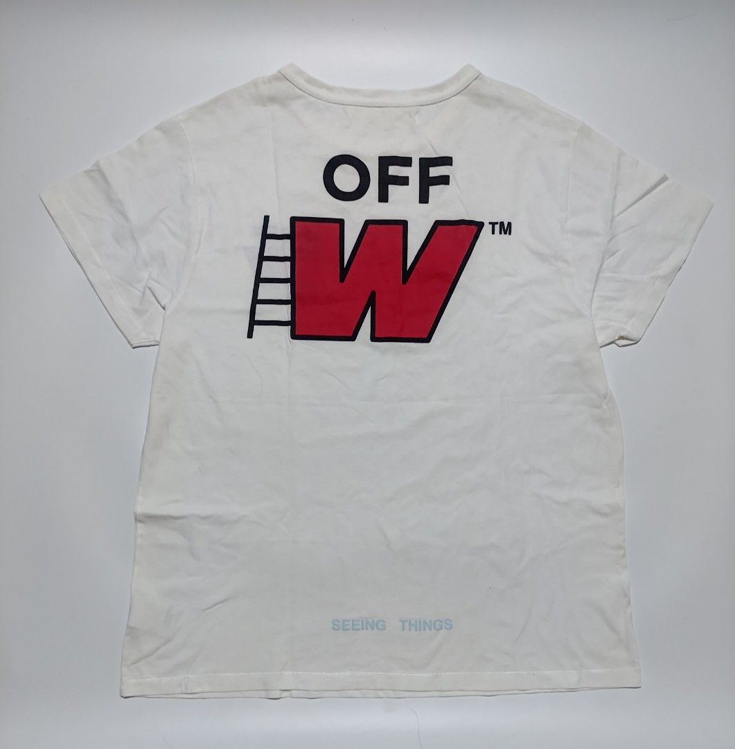 Off white hot sale ladder tee