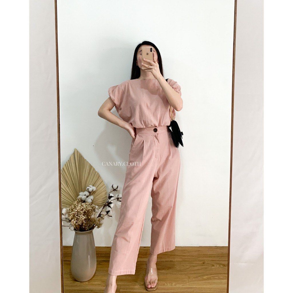 Jumpsuit sales warna pink