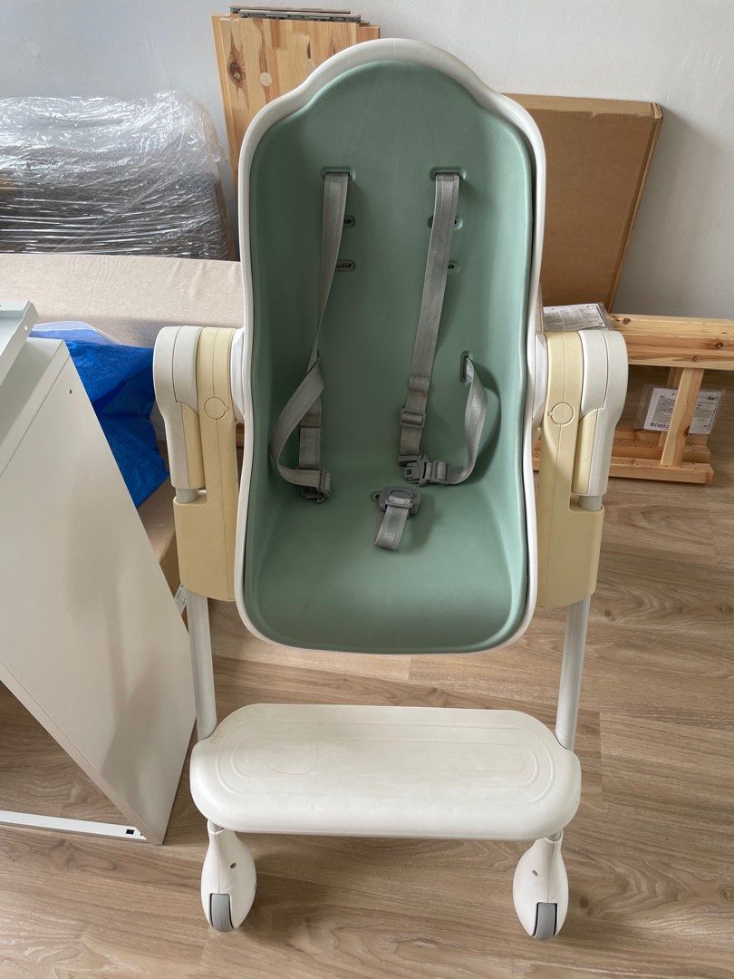 Oribel COCOON 3STAGE HIGH CHAIR Green, Babies & Kids, Baby Nursery
