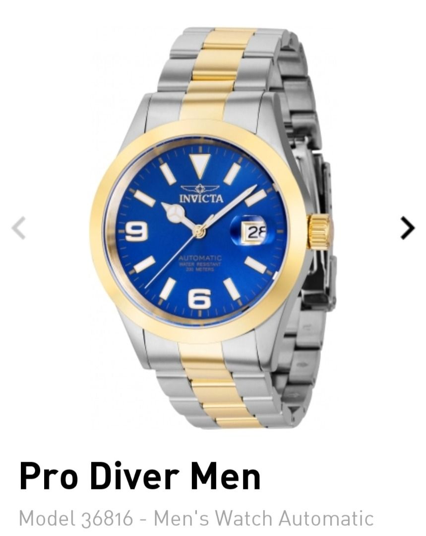 ORIGINAL INVICTA Automatic WATCH, Men's Fashion, Watches & Accessories ...
