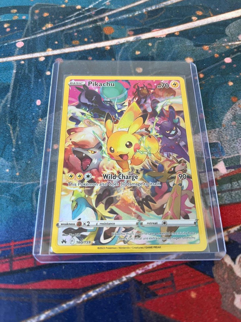 Pokemon - Pikachu 160/159 - Crown Zenith - Secret Rare Card