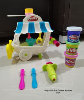 Play-Doh Ice Cream Sundae Cart