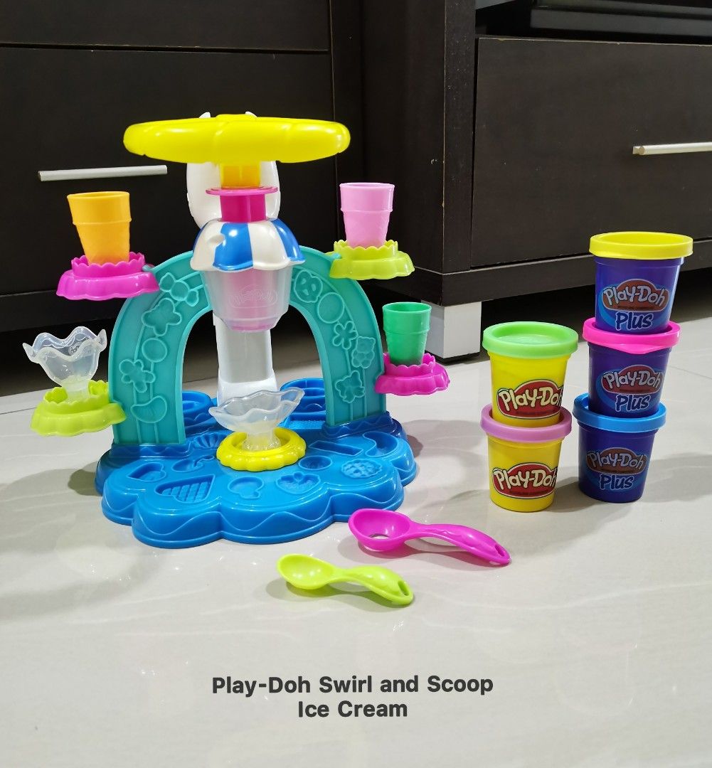 Play doh swirl shop n scoop ice cream