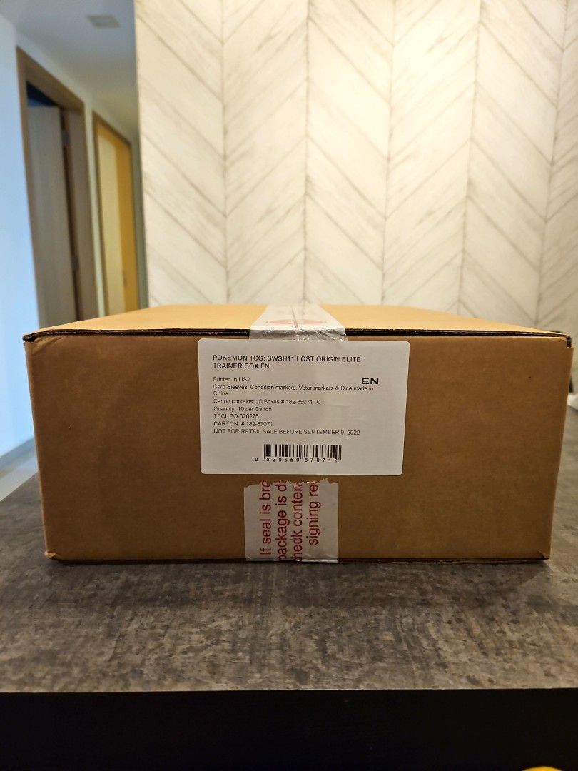 Pokemon TCG Card Lost Origin Elite Trainer Box (ETB) Sealed Case of 10 ...