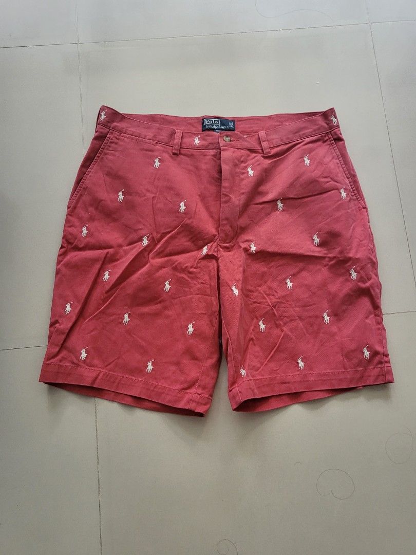 Ralph lauren cheap shorts red