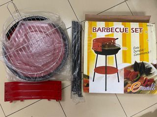Portable BBQ Grill Outdoor Set