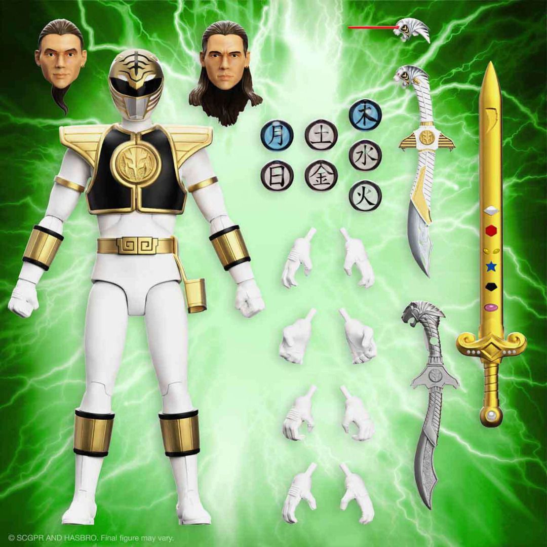 Power Rangers White Ranger / Madame Woe / White Tigerzord (Warrior Mode ...