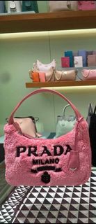 prada terry tote bag blue with bag new with no tags retail $1820 receieved  gift