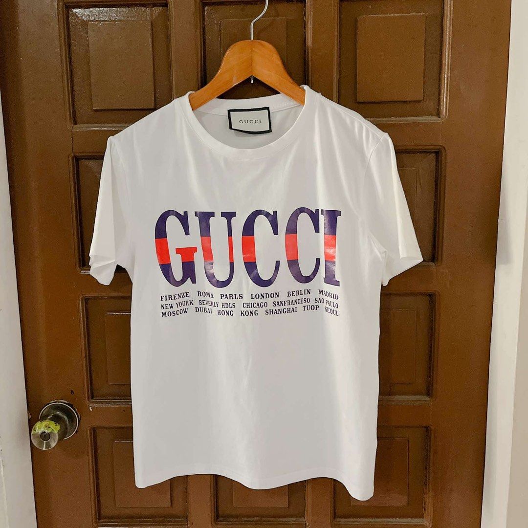 Preloved Gucci t-shirt, Women's Fashion, Tops, Shirts on Carousell