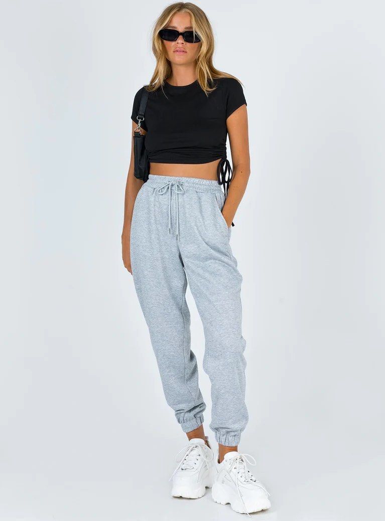 princess polly nero sweatpants Women s Fashion Bottoms Other