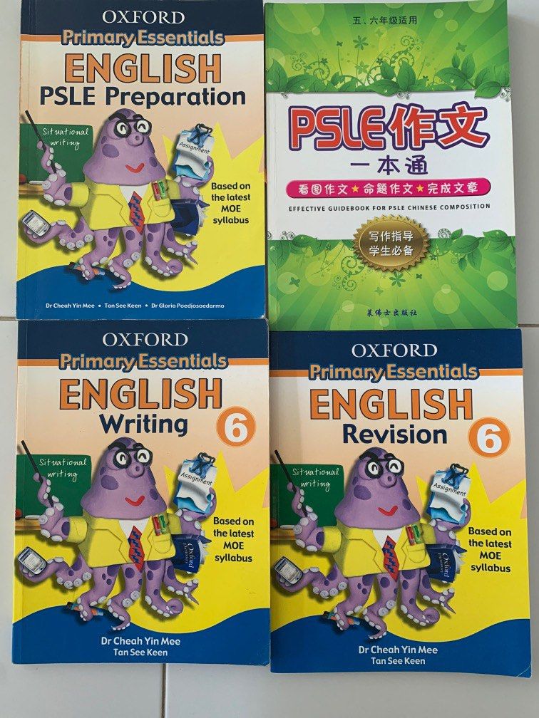 PSLE English Preparation & Chinese Compo Guide, Hobbies & Toys, Books ...