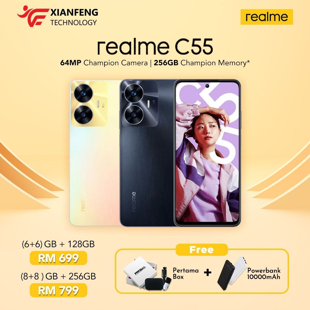 Realme C55 (8GB RAM, 128GB Storage)