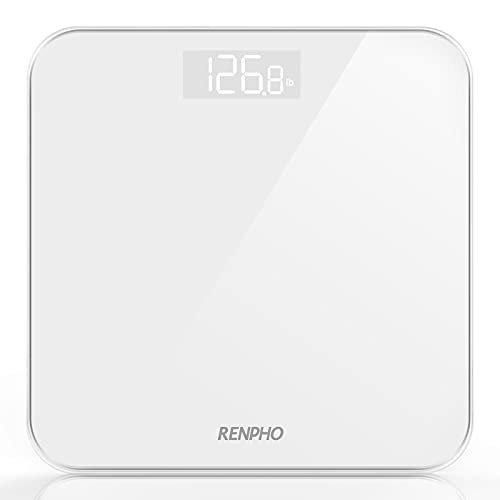 RENPHO Scale for Body Weight and Fat Percentage, Highly Accurate Digital  Bathroom Scale, with Lighted LED Display, Round Corner Design, 400 lb