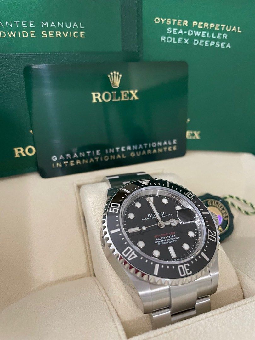 Rolex Sea-Dweller 50th anniversary (Category: Luxury Watches) located in San Juan City. Submitted by m1g09 (Listing ID 1223296689, Image 1). Description: Rolex Sea-Dweller 50th anniversary 126600 43mm Oystersteel Cerachrom bezel insert in black ceramic Oyster bracelet 3235 movement Tags Green .