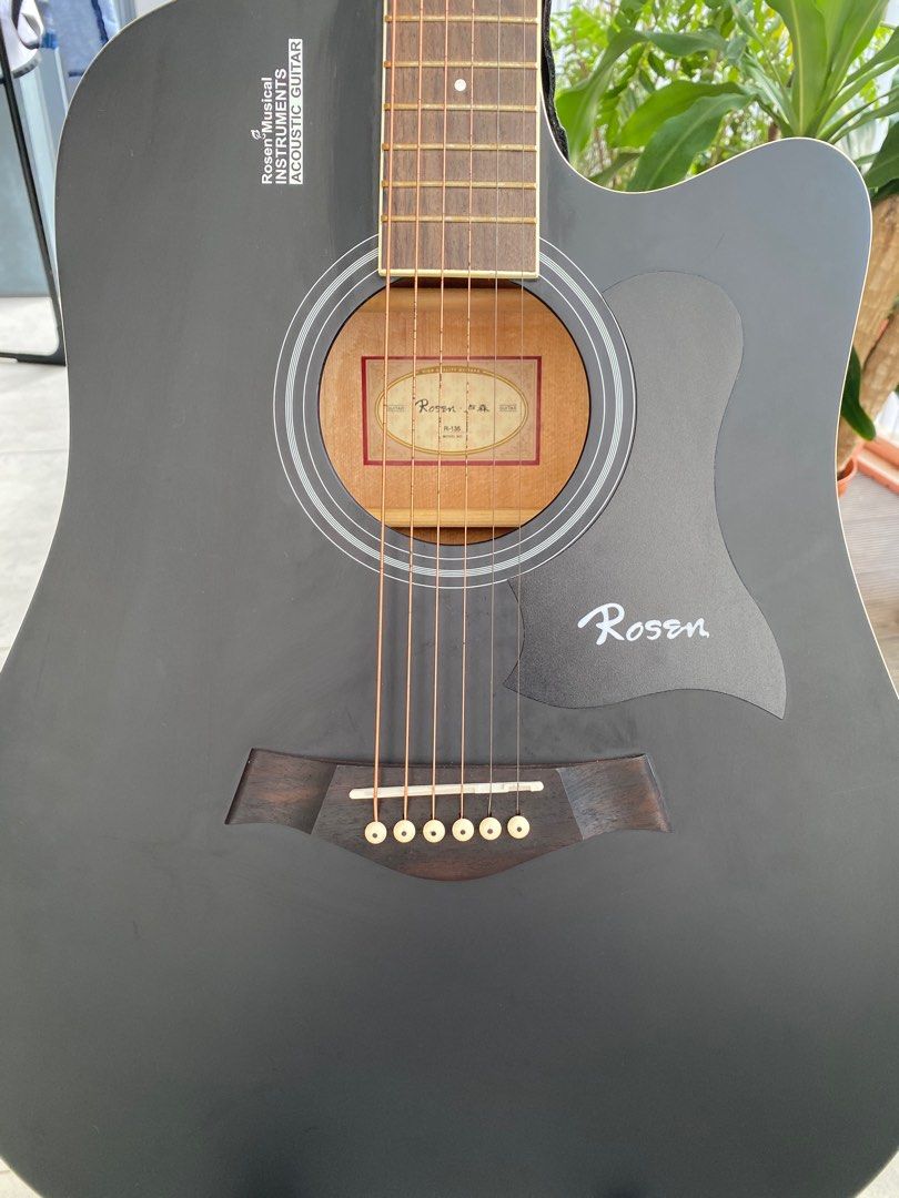 Rosen Acoustic Guitar R 135, Hobbies & Toys, Music & Media, Musical