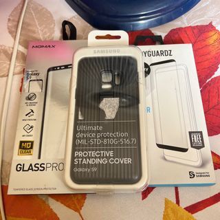 Samsung galaxy S9 case and temper glass