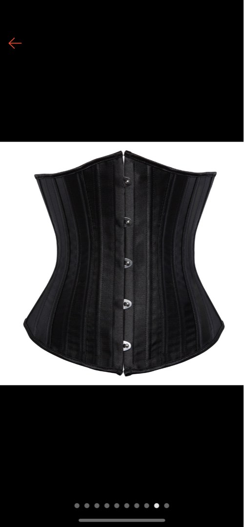 Rattray Steel Boned Satin Hip Panel Underbust Corset main image 0
