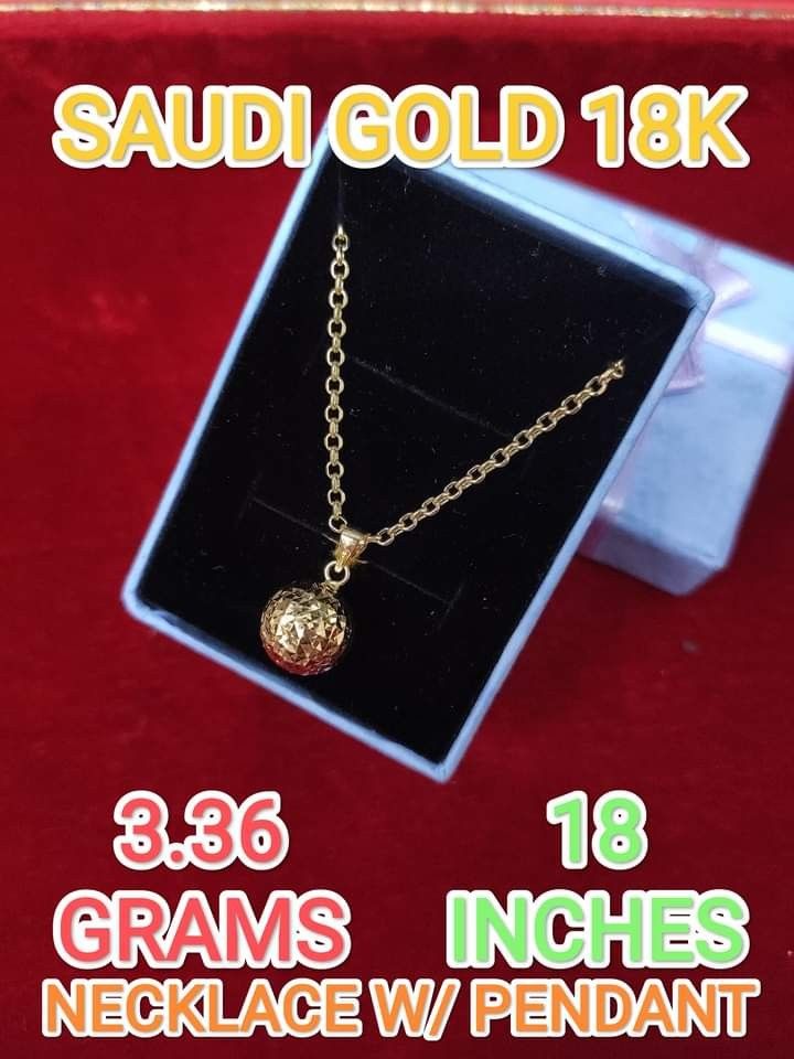 Saudi Gold Code Saudi Gold 18K1, Women's Fashion, Jewelry & Organizers, Necklaces on ...