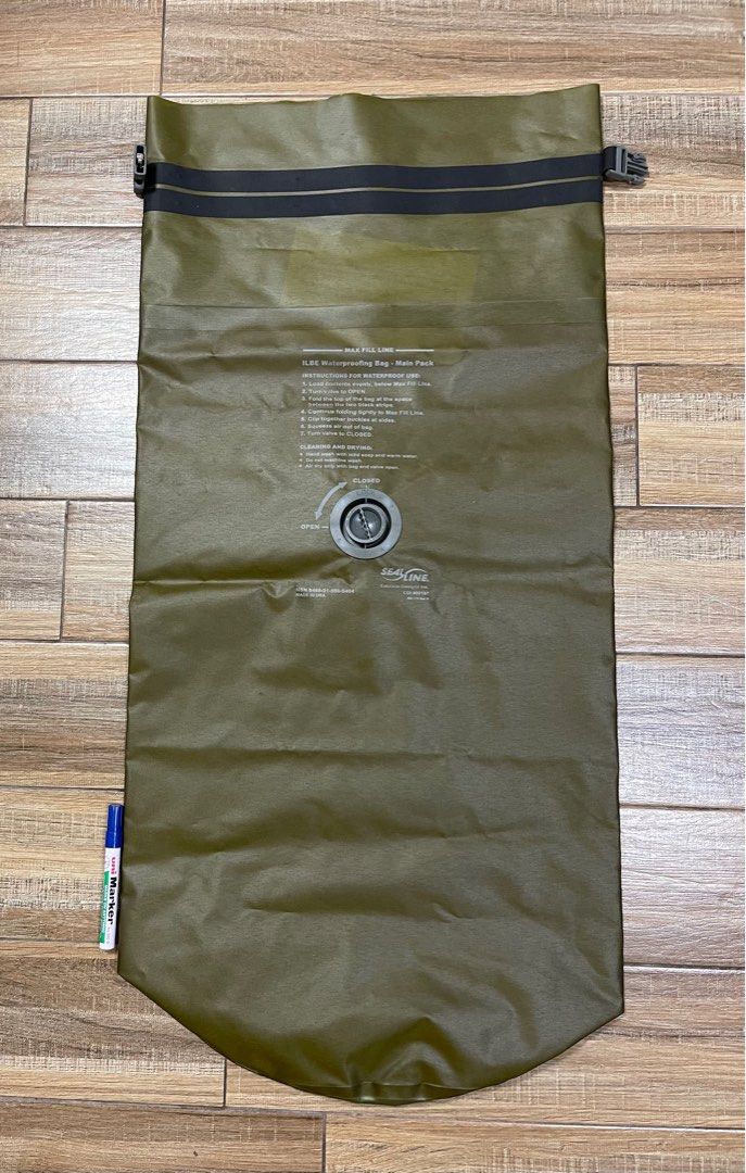 Seal Line USMC Military ILBE Dry Sack Bag 65L, 運動產品, 行山及露營 Carousell