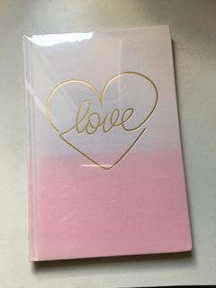 Sealed Pink and Gold Journal Notebook