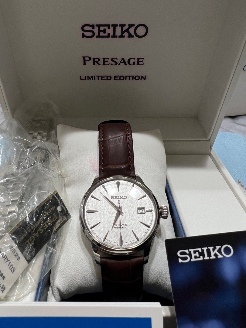 Seiko SARY103 Presage Limited Fuyugeshiki SPRC97J1, Men's Fashion, Watches  & Accessories, Watches on Carousell