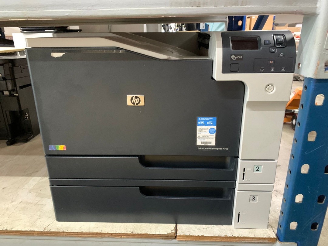 Selling USED HP Color LaserJet Enterprise M750 Printer series