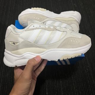 (Size 6) ADIDAS Retropy F90 “White/Beige”