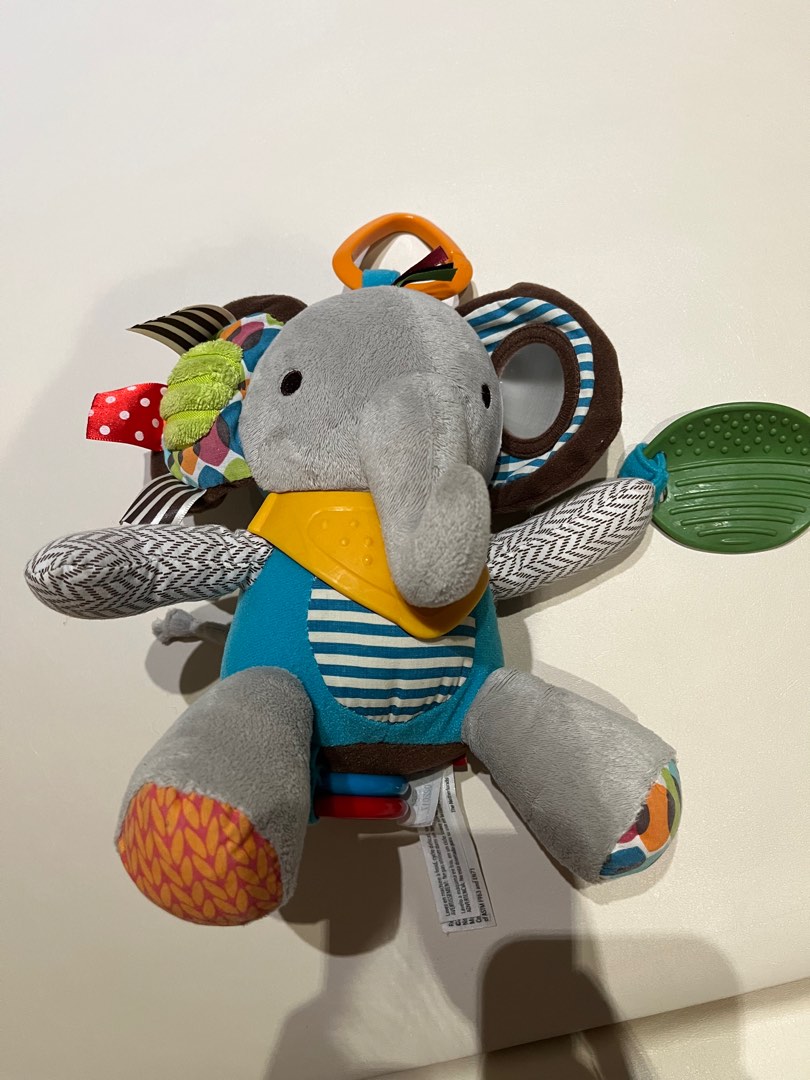 Sensory Elephant Pattern Skiphop Sensory Elephant Soft Toys, Babies & Kids, Infant Playtime on ...