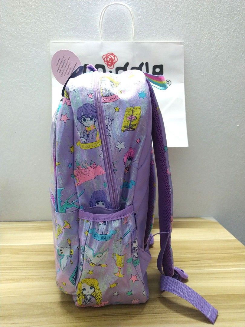 Smiggle Harry potter purple backpack kids school bag kids Beg