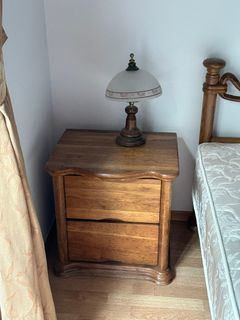 Solid Wood Bedside Cabinet