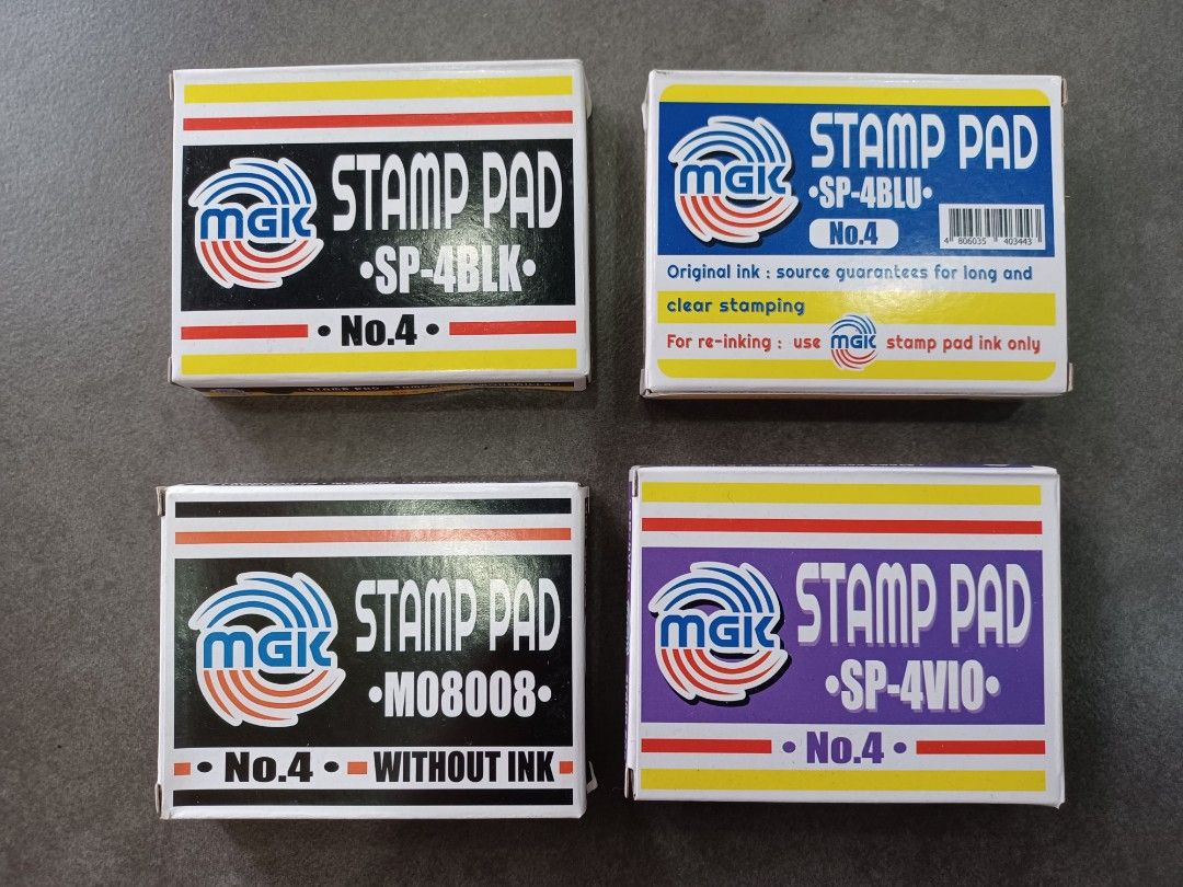 Stamp pad ink & stamp pad (Category: Craft Supplies & Tools) located in Quezon City. Submitted by bellemarketing (Listing ID 1223258906, Image 2). Description: Stamp pad inks Available colors Red Violet Black Blue For pick up @ q.c PM/ sms, call, viber or whatsapp 09688005626.