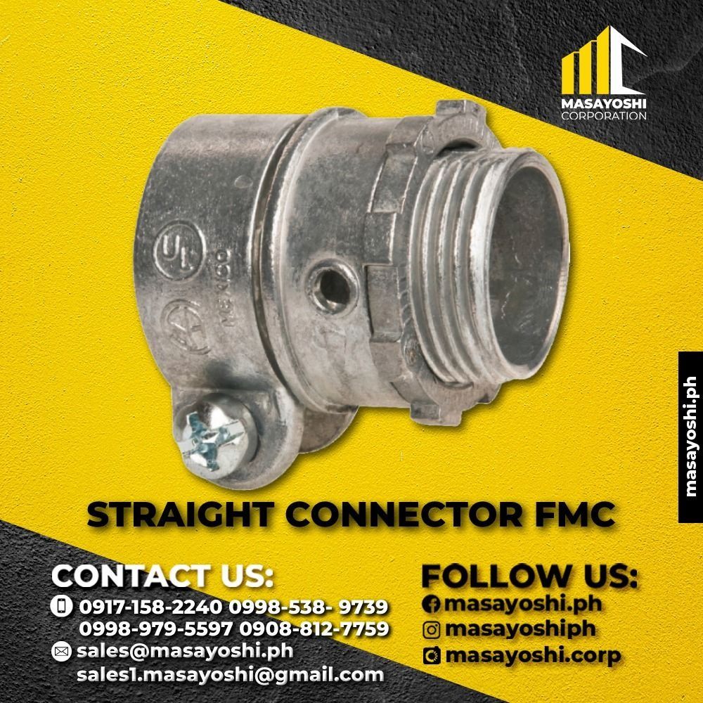 Straight Connector Flexible metal conduit / FMC / Electrical, Commercial & Industrial