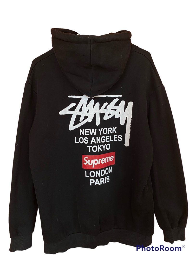 Stussy x supreme hoodie