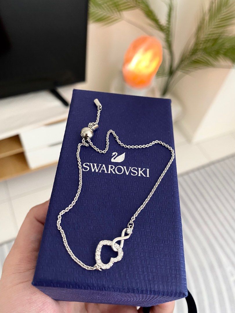 Swarovski Infinity Necklace Sterling Silver - Etsy