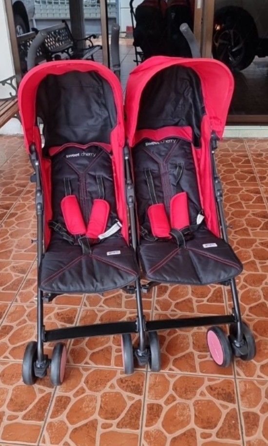 Sweet cherry sales twin stroller