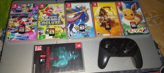 Switch Games And Pro Controller