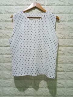 Tanktop motif cream