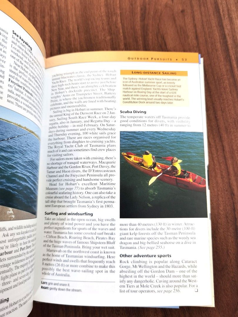 Tasmania Travel Information Guide History Map Book, Hobbies & Toys